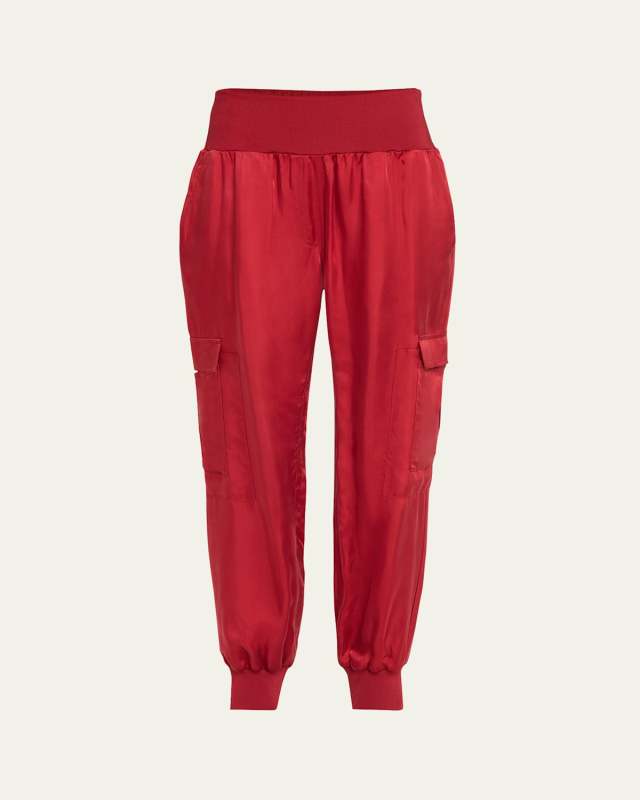 Tous Les Jours Giles Satin Jogger Pants